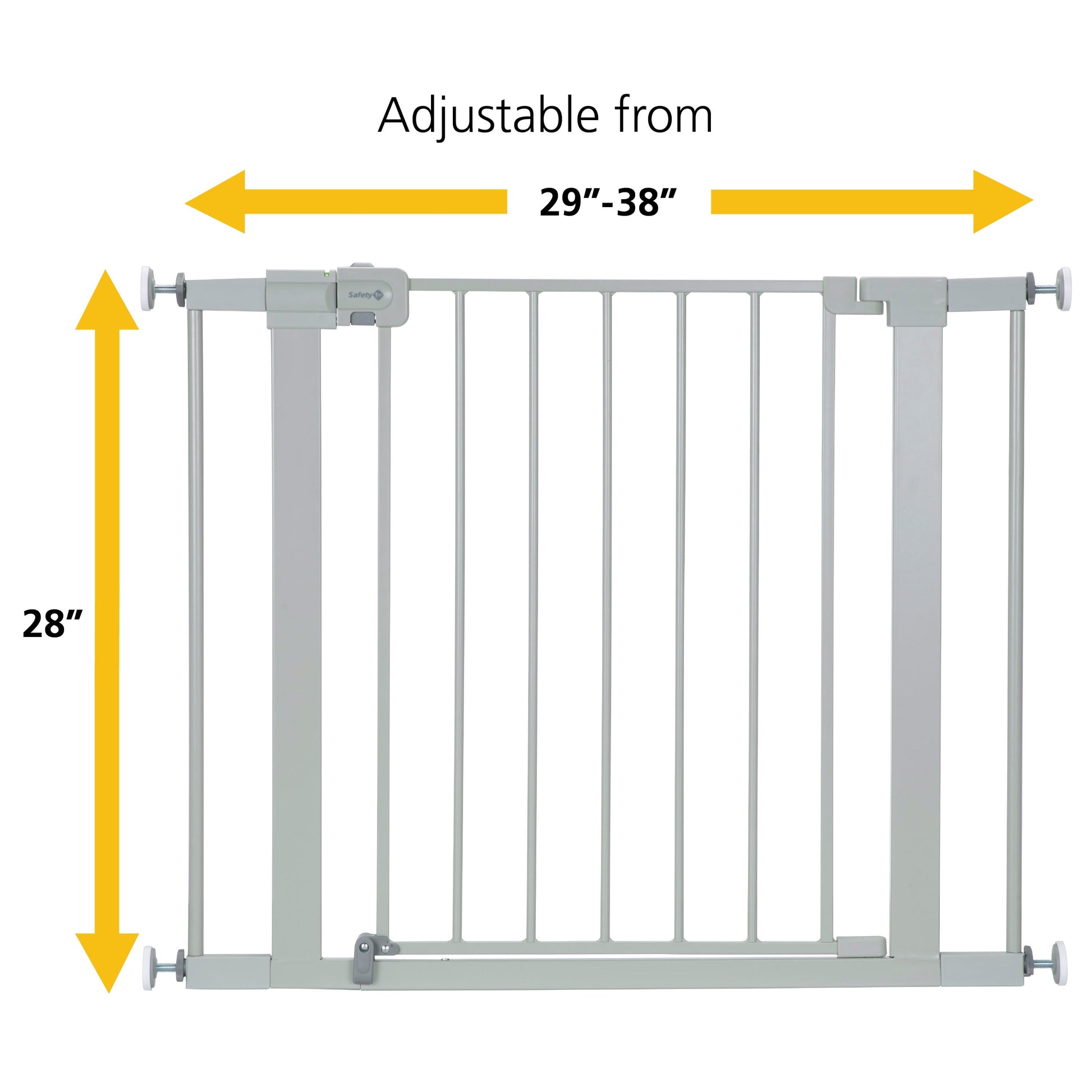 Simple Pass Walk-Through Gate, Grey