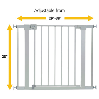 Simple Pass Walk-Through Gate, Grey