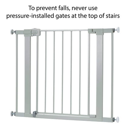 Simple Pass Walk-Through Gate, Grey