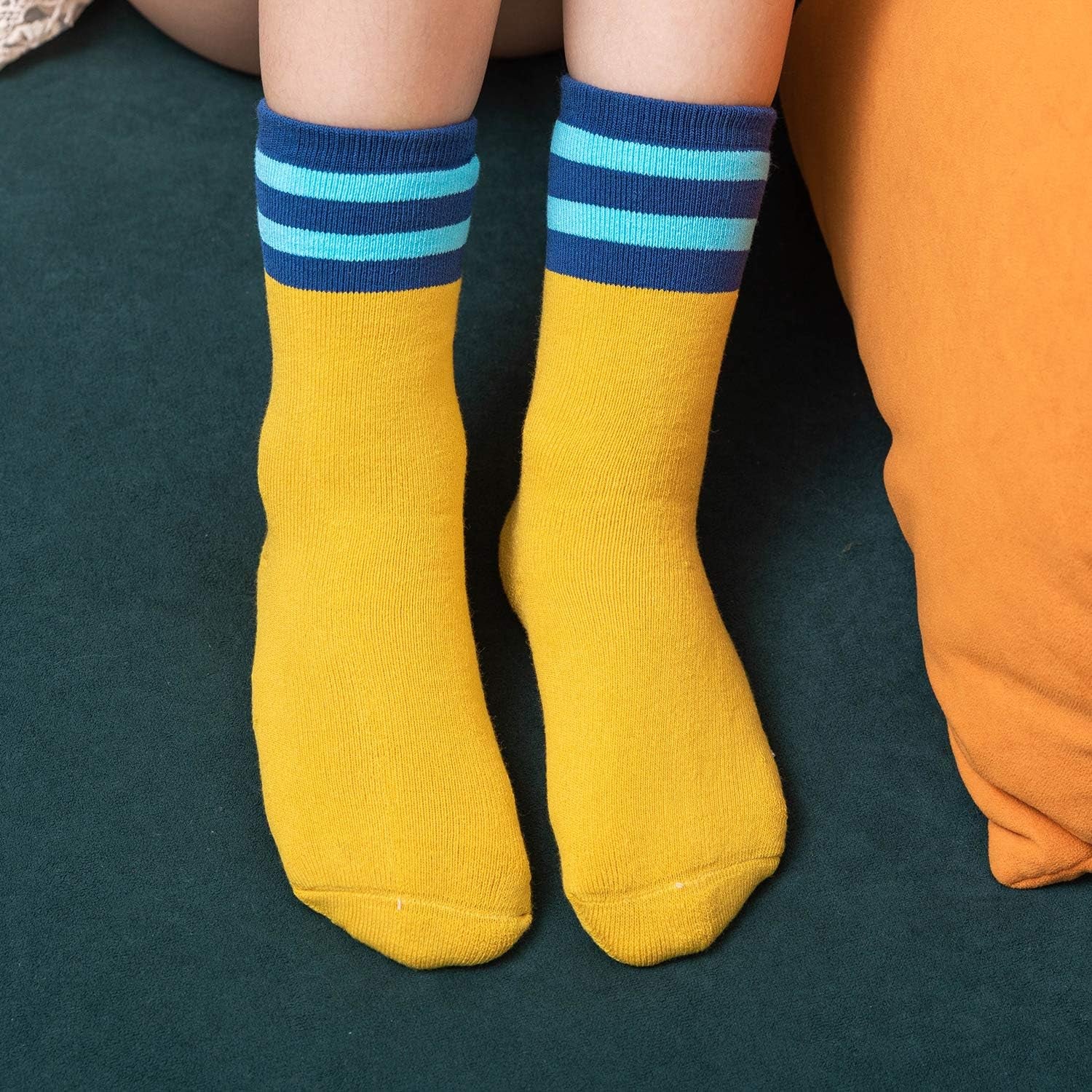 Boys Thick Cotton Socks Kids Warm Socks Winter Thermal Crew Socks