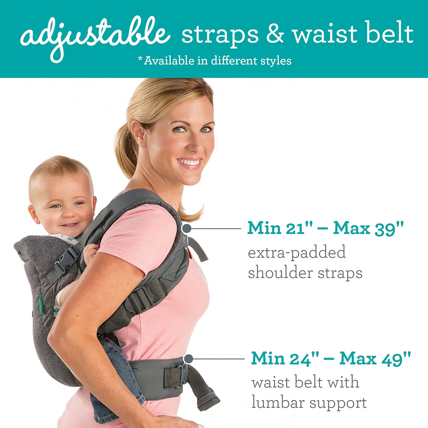 Baby Carrier-Ergonomic Advanced 4-In-1 Face-In and Face-Out Front and Back Carry for Newborns 