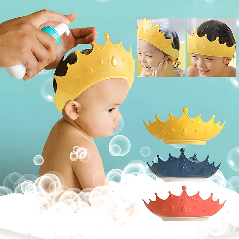 Baby Shampoo Products: Silicone Face and Ear Protection Caps for Kids during shower and shamppoing